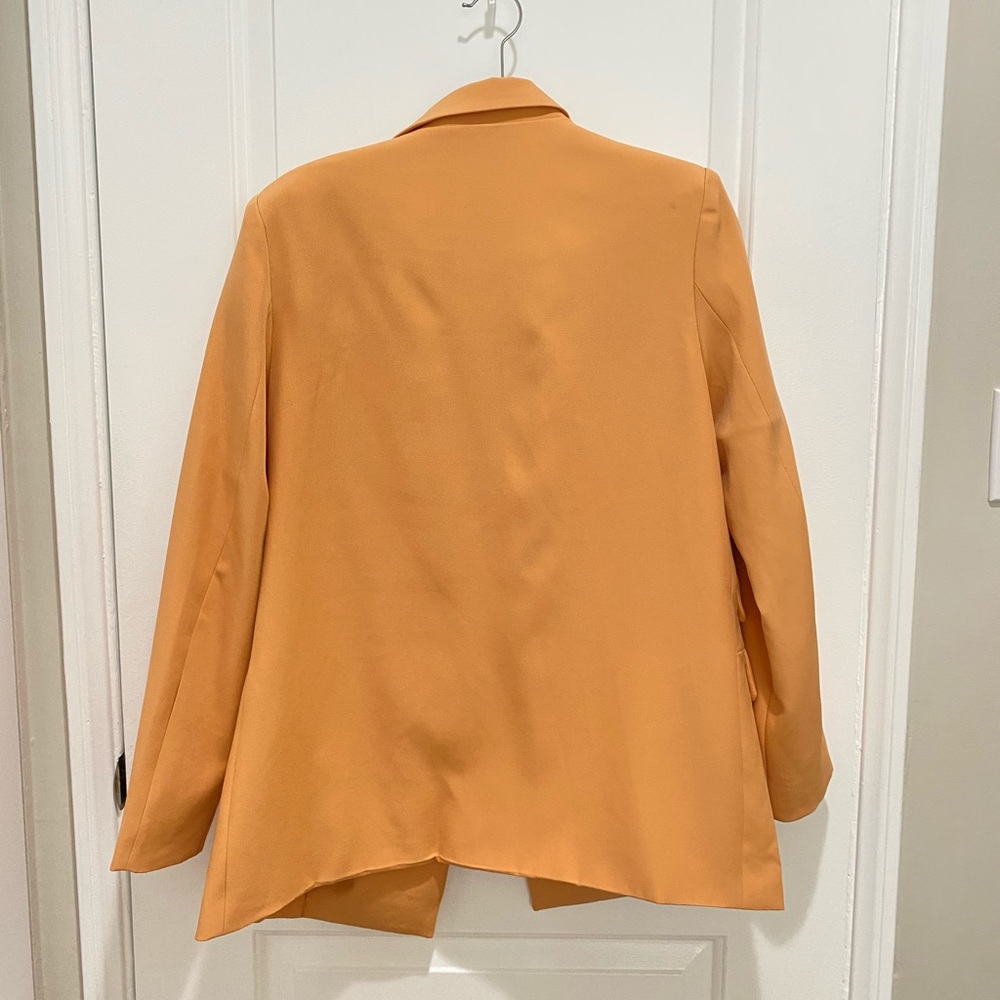 Missguided Peach orange blazer - Picture 3 of 5